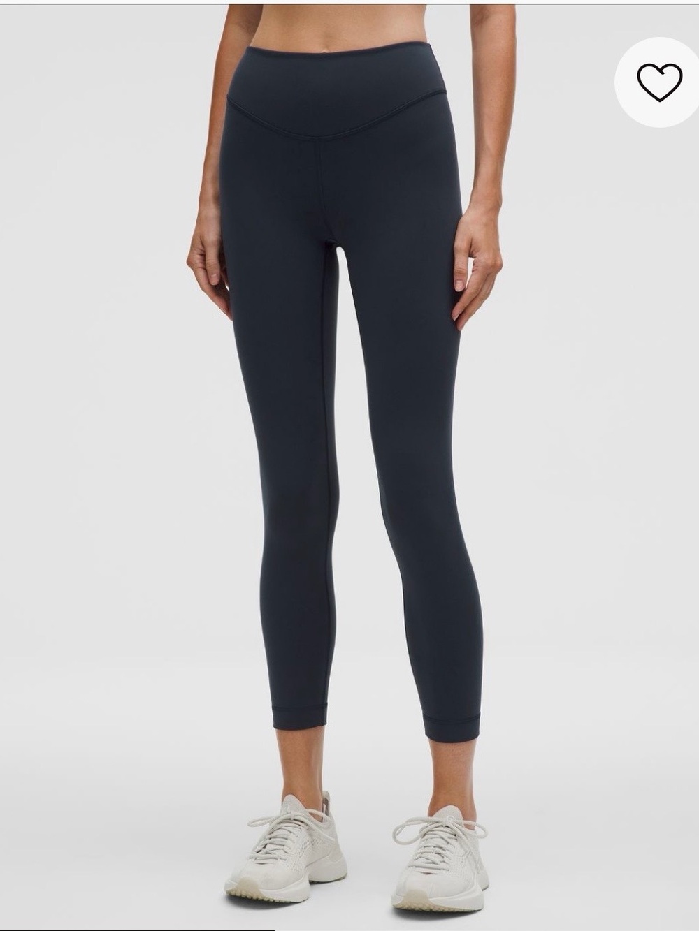 lululemon athletica Charcoal High-Rise 7/8 Leggings